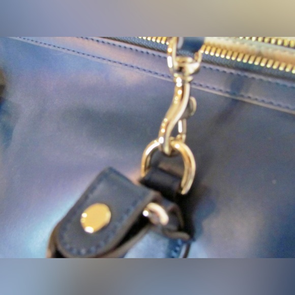 New Coach legacy Pinnacle large Haley domed satchel Navy - Picture 7 of 11